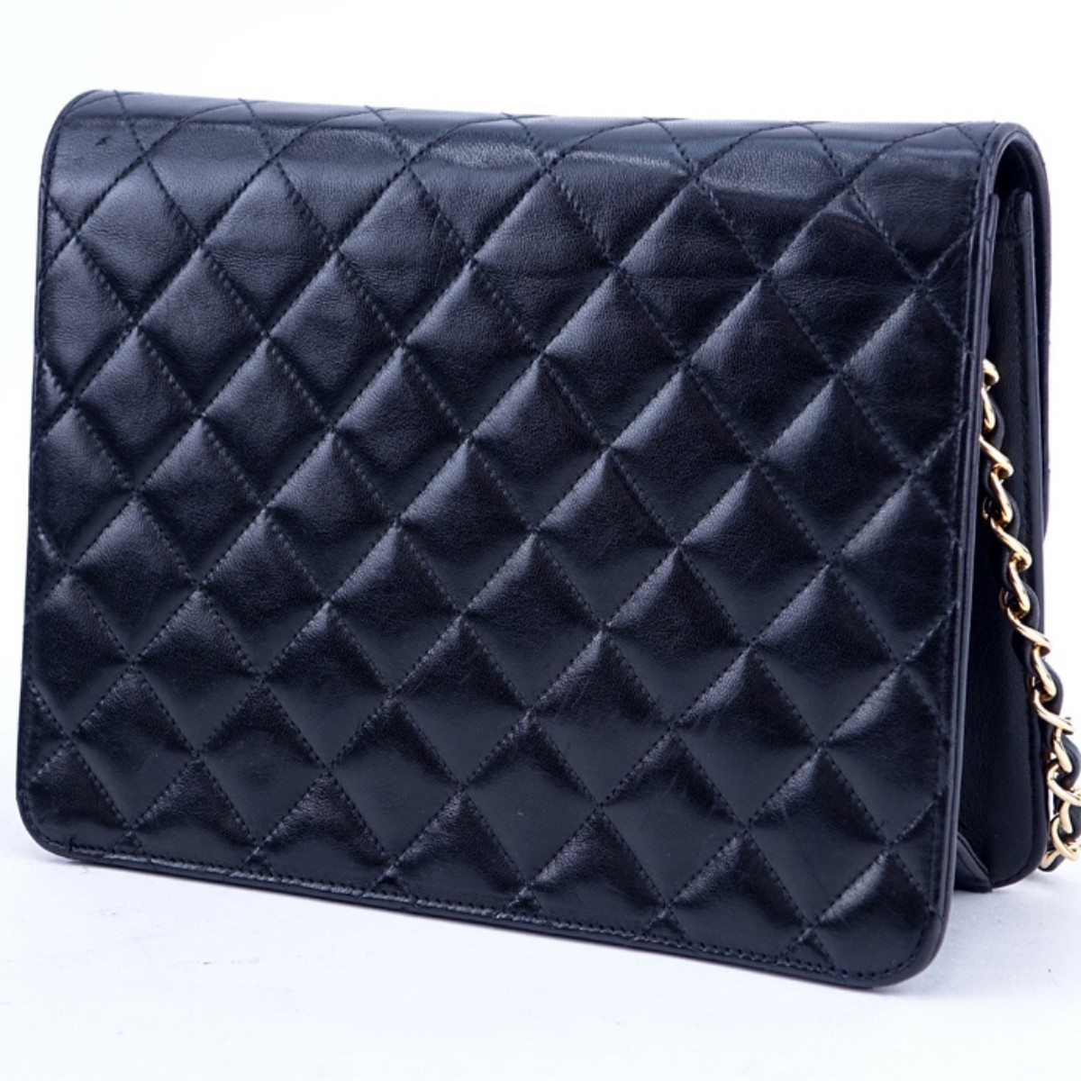 Chanel Black Quilted Leather Mademoiselle PM Bag