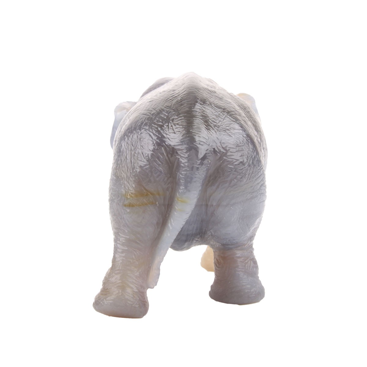 Russian Faberge Agate Elephant Figure