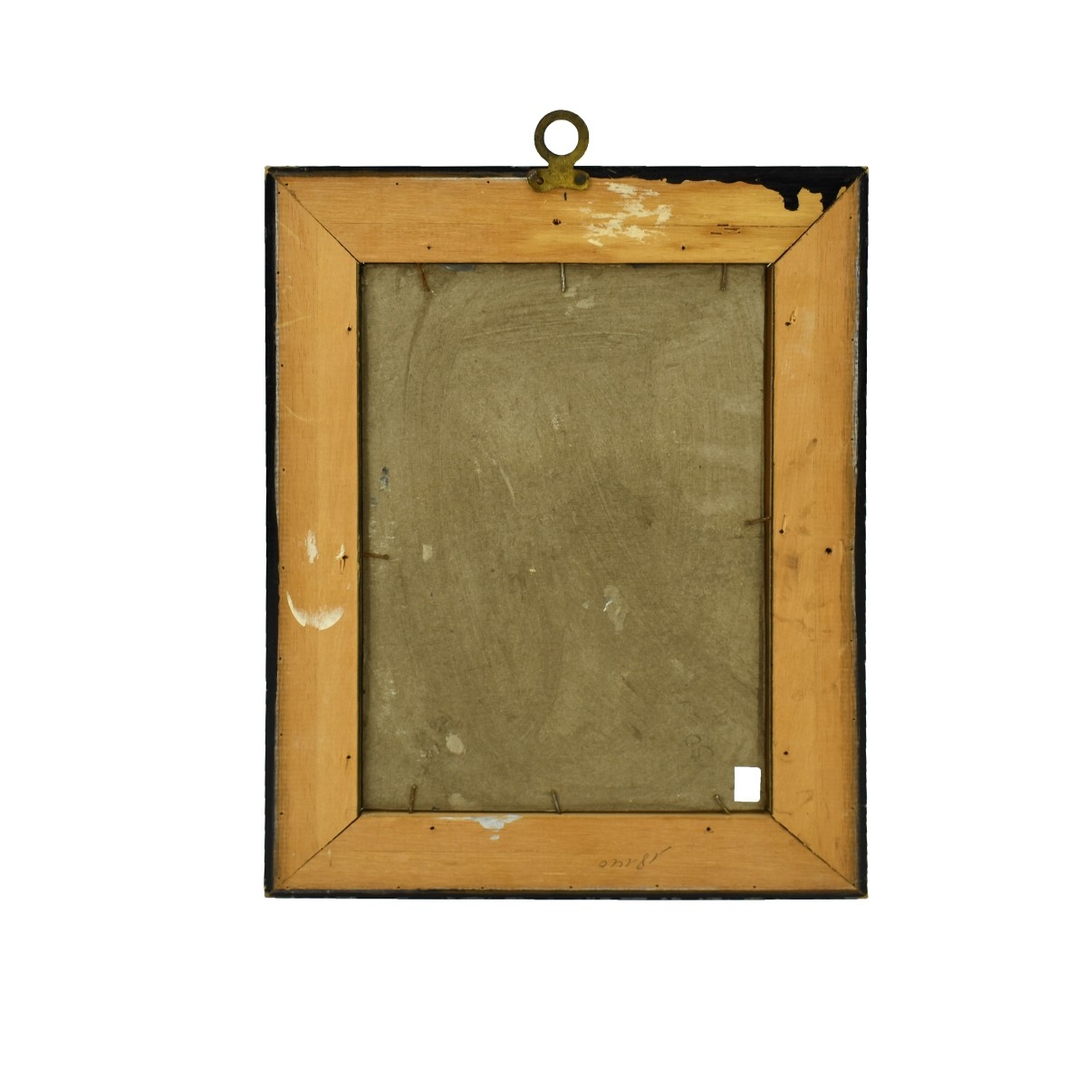 1930's French School oil On Card