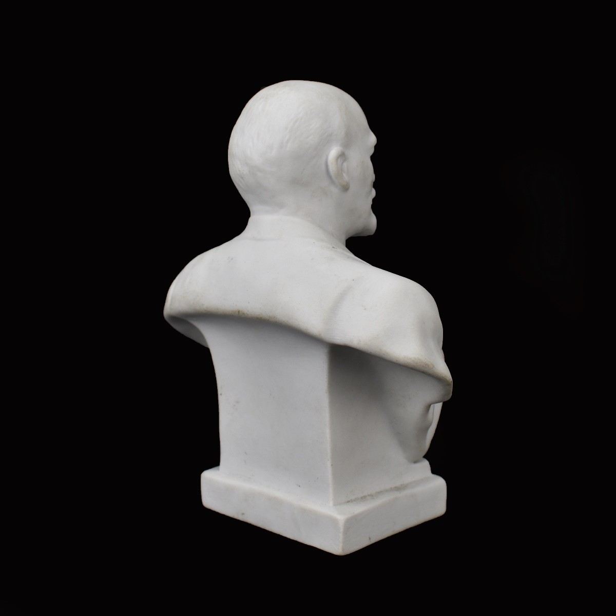 Grouping Of Two (2): Vintage Russian Plaster Bust