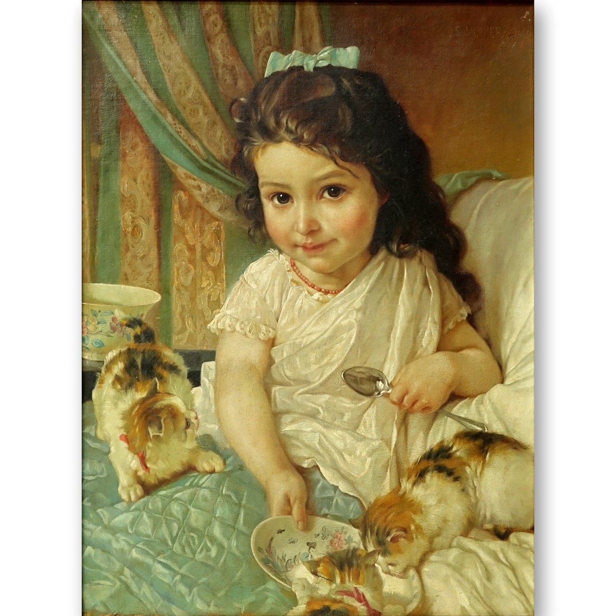 After: Emile Munier, French (1840 - 1895) O/C