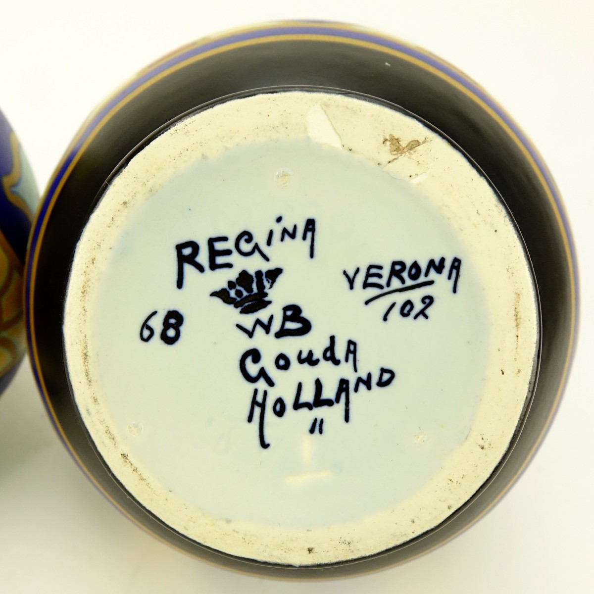 Two (2) Regina Gouda Pottery Vases