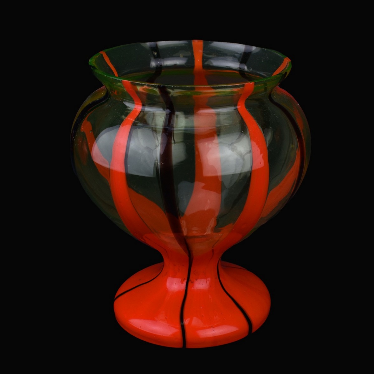 Grouping of Four (4) Art Glass Tableware