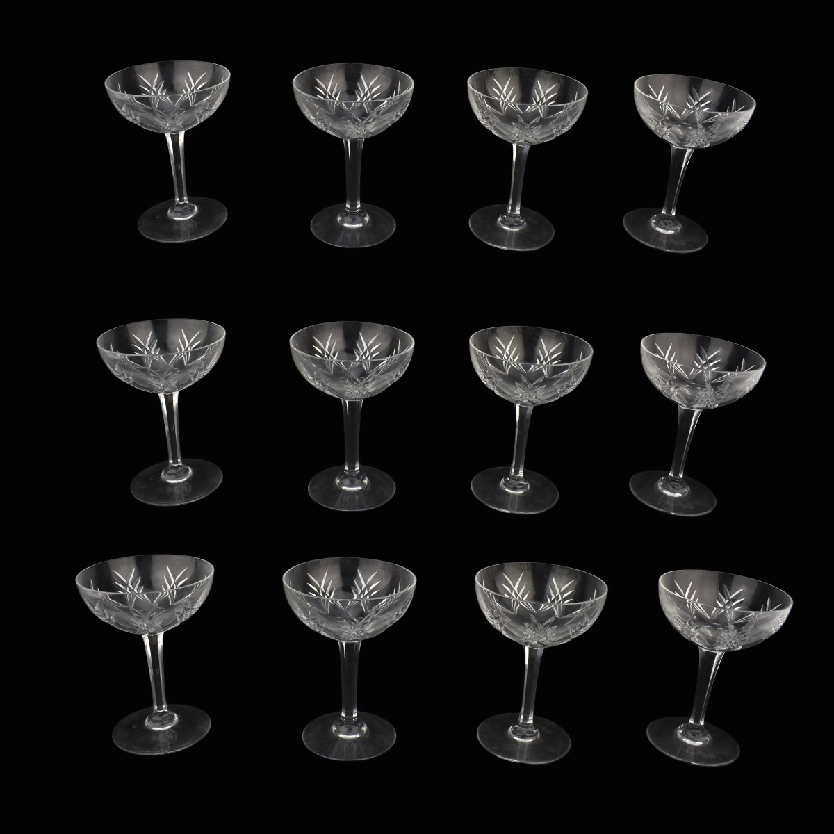 Baccarat Auvergne Perigold Champagne/Sherbets