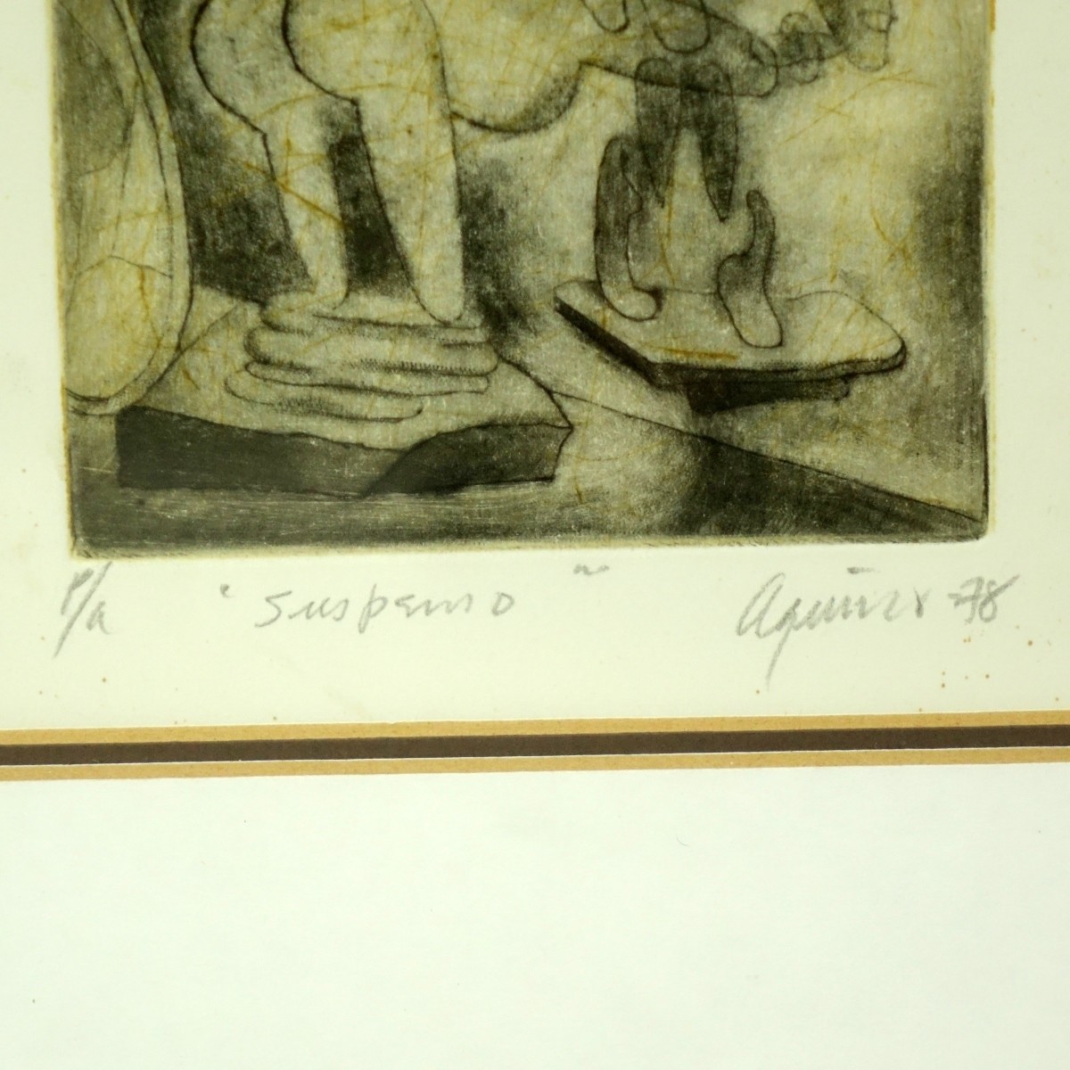 Edmundo Aquino (born 1939) Artist Proof Etching