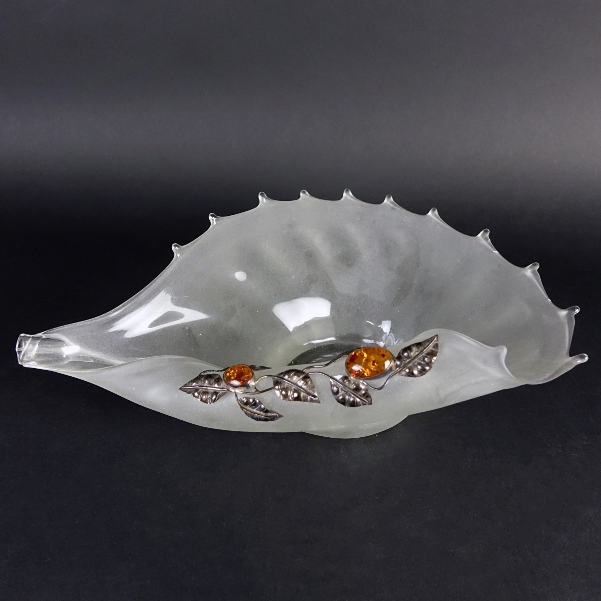 20th Century Studio Glass Free Form Bowl