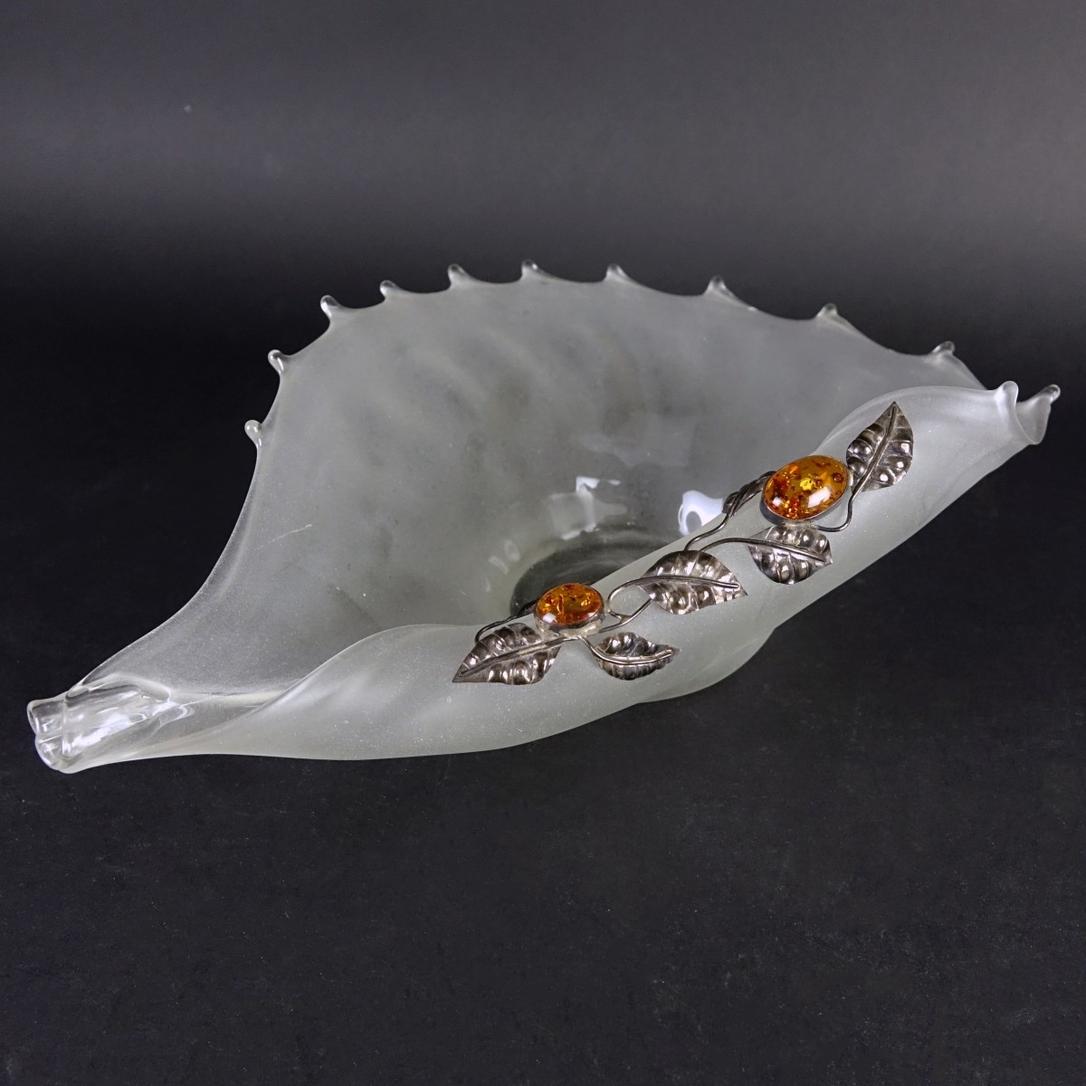 20th Century Studio Glass Free Form Bowl