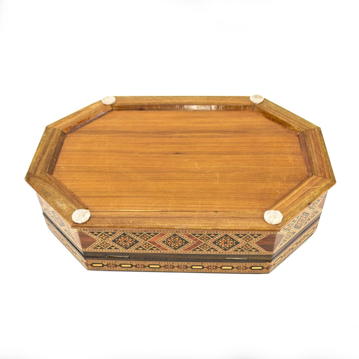 Vintage Persian Marquetry Inlaid Wood Box