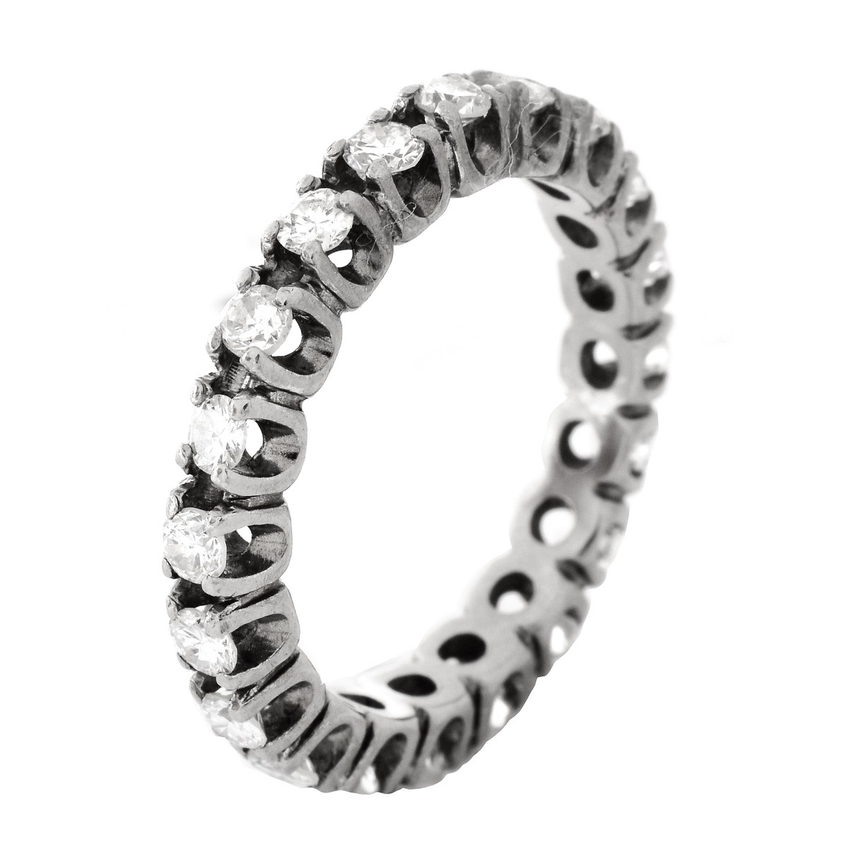 Vintage 1.0 Carat Diamond Eternity Band