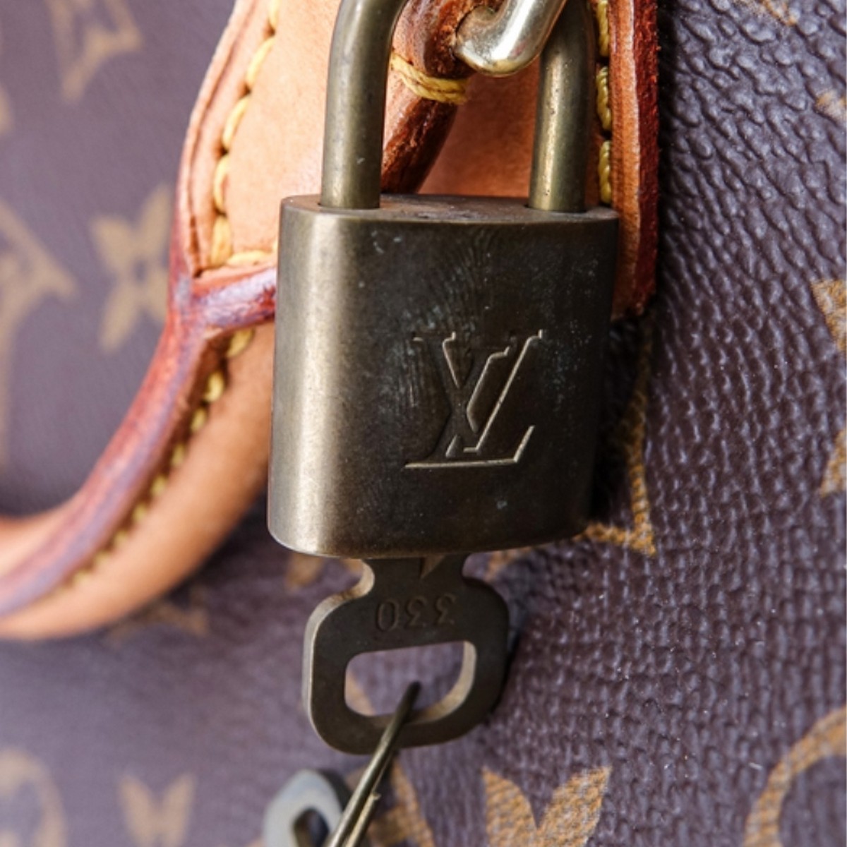 Louis Vuitton Brown Monogram Speedy 40 Tote