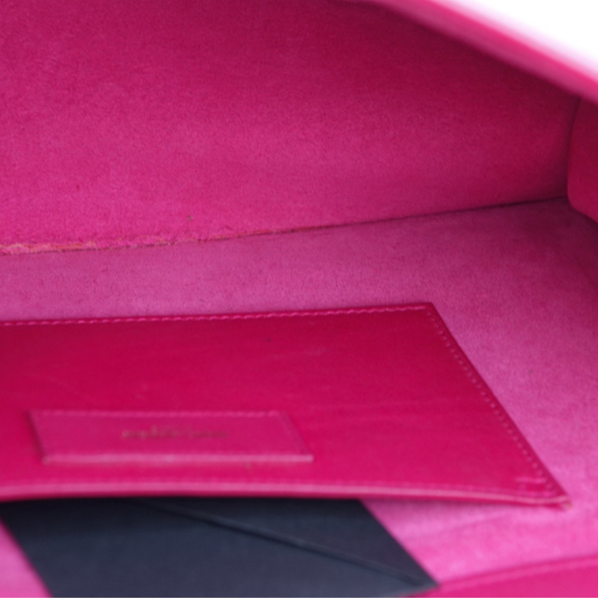 Saint Laurent Fuschia Leather Betty Handbag