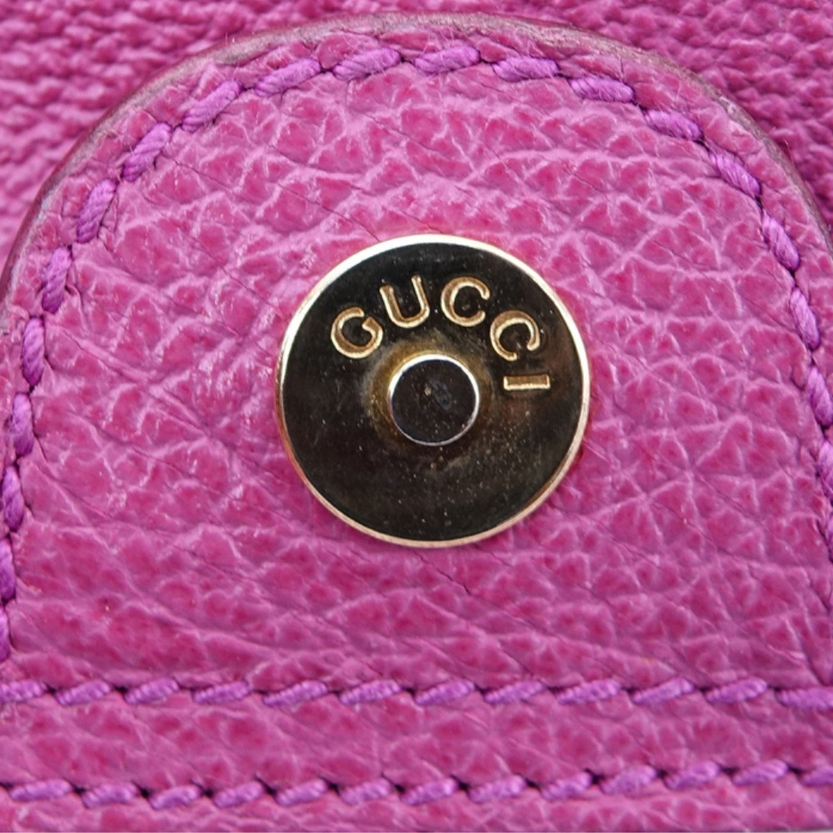 Gucci Pink Suede And Leather Bamboo Tote Mini