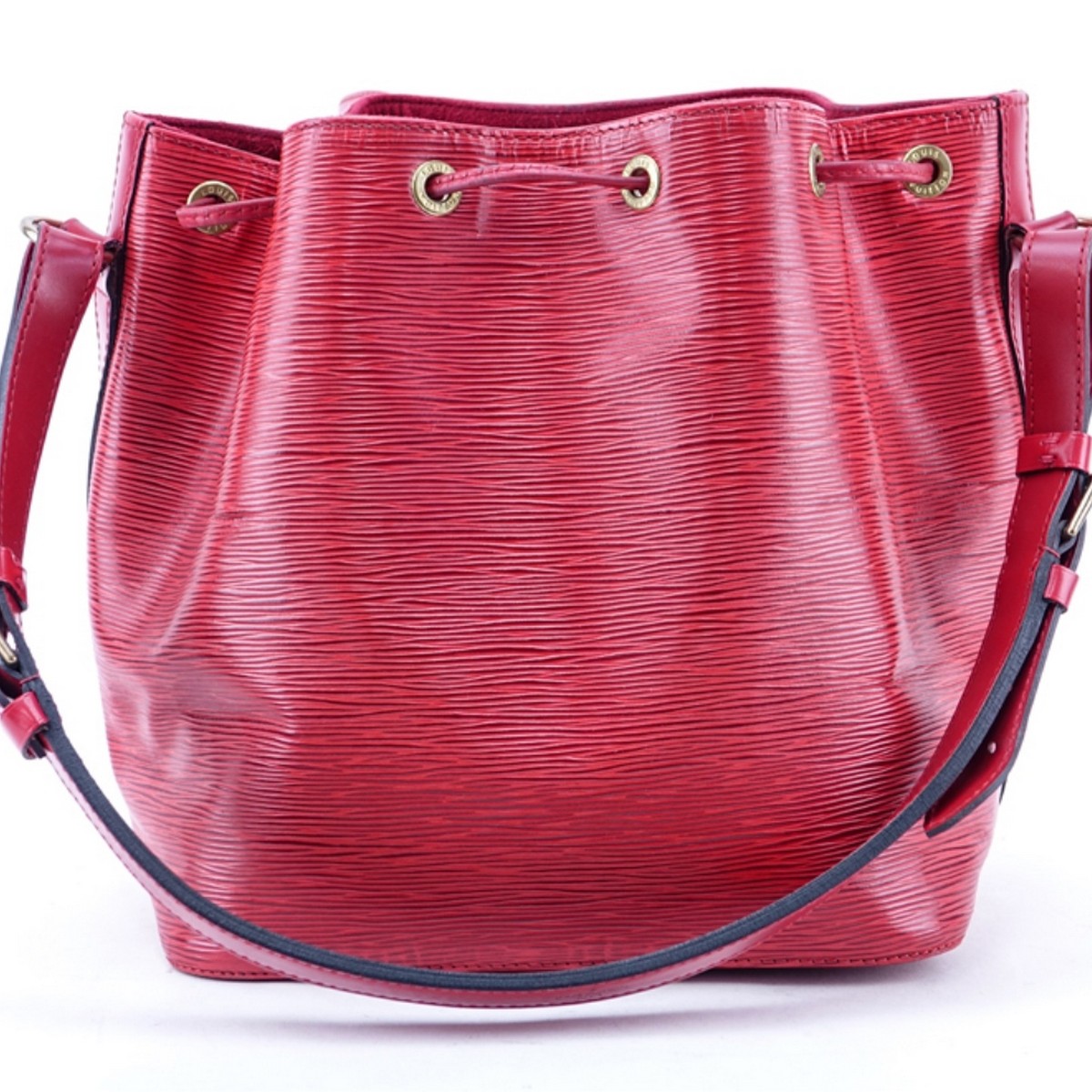 Louis Vuitton Red Epi Leather Noe PM Bag