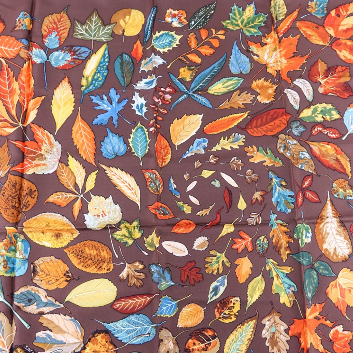Hermes Silk Scarf "Leaves"