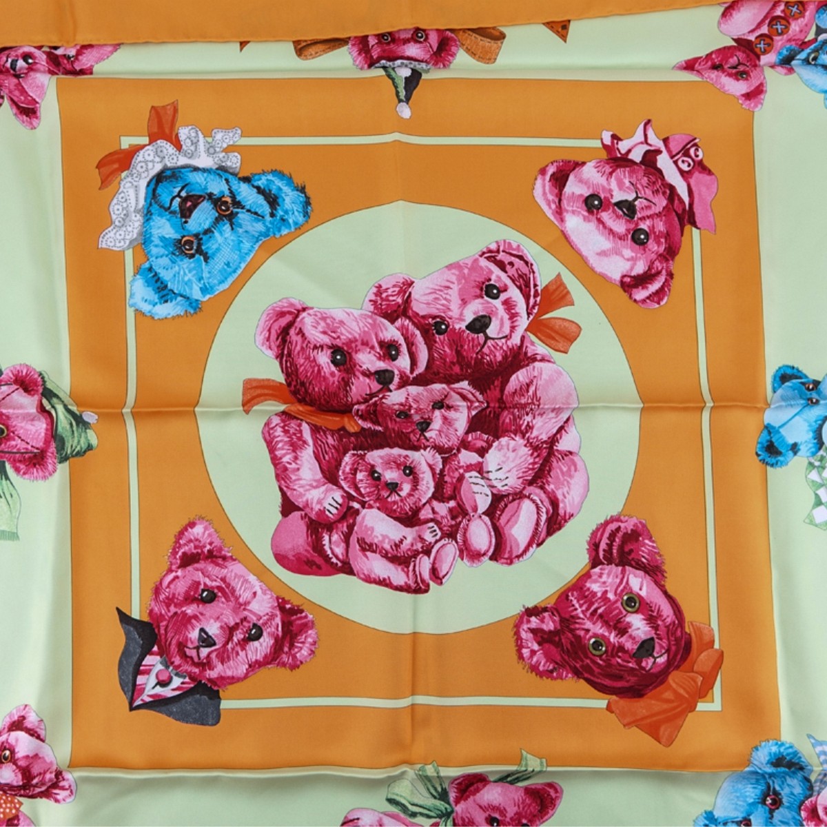 Hermes Silk Scarf "Confidents des Coeurs"