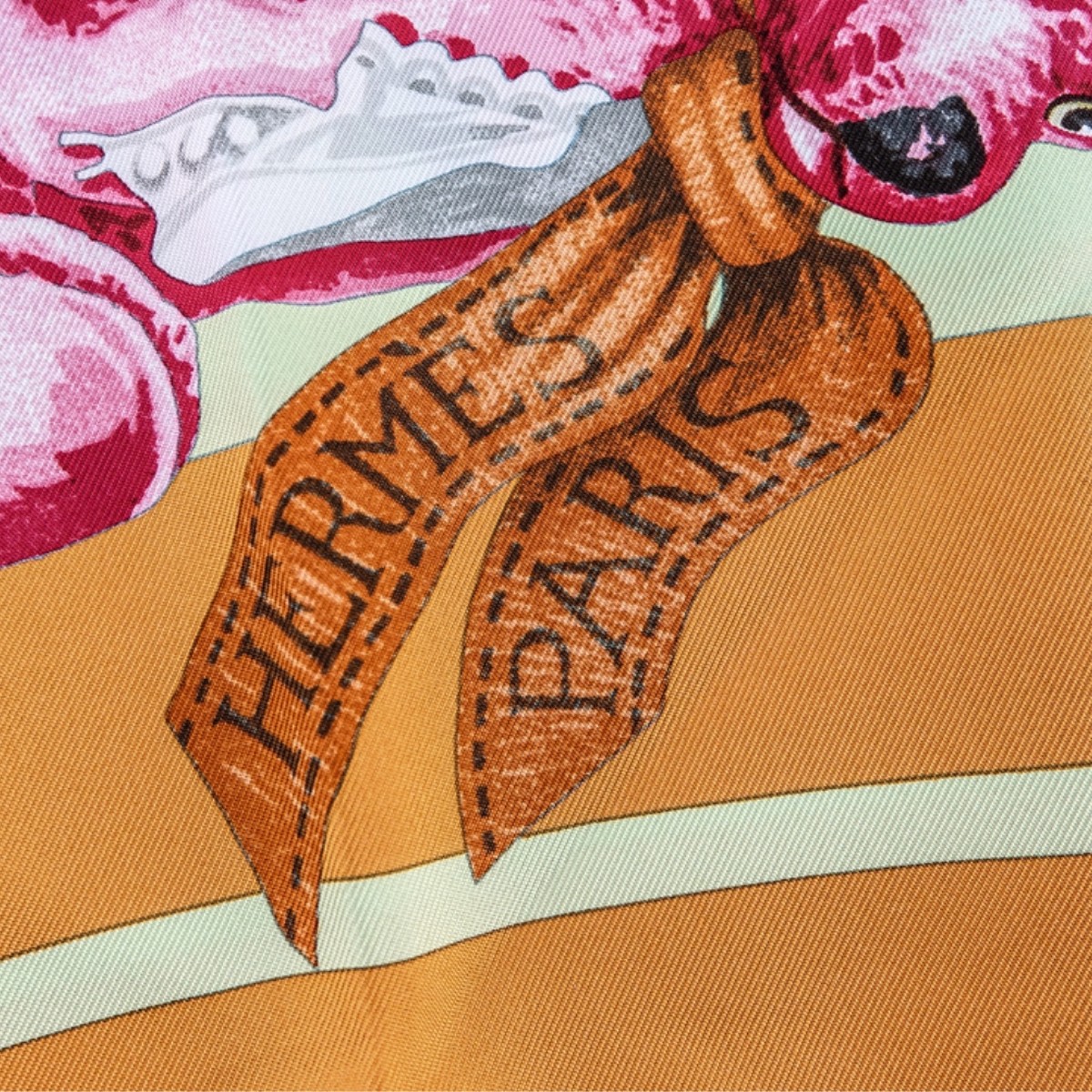 Hermes Silk Scarf "Confidents des Coeurs"