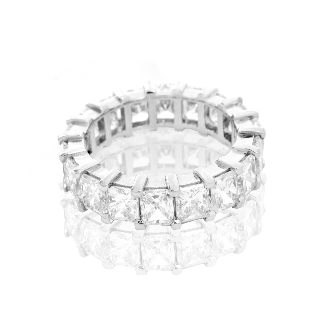 Diamond and Platinum Eternity Band