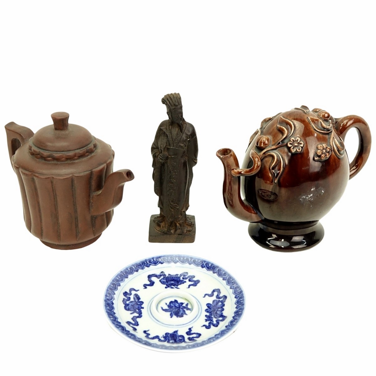 Grouping of Four (4) Chinese Tabletop Items