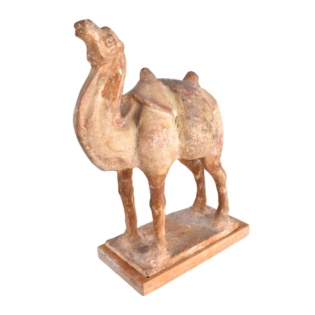 Chinese Tang Style Polychrome Camel Figure