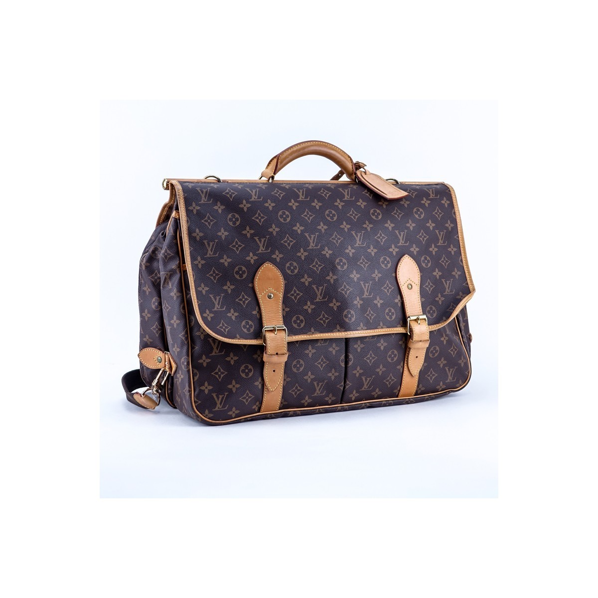 Louis Vuitton Brown Monogram Sac Chasse Luggage