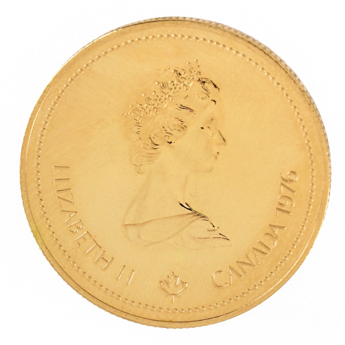 1976 Canadian Elizabeth II $100.00 Gold Coin