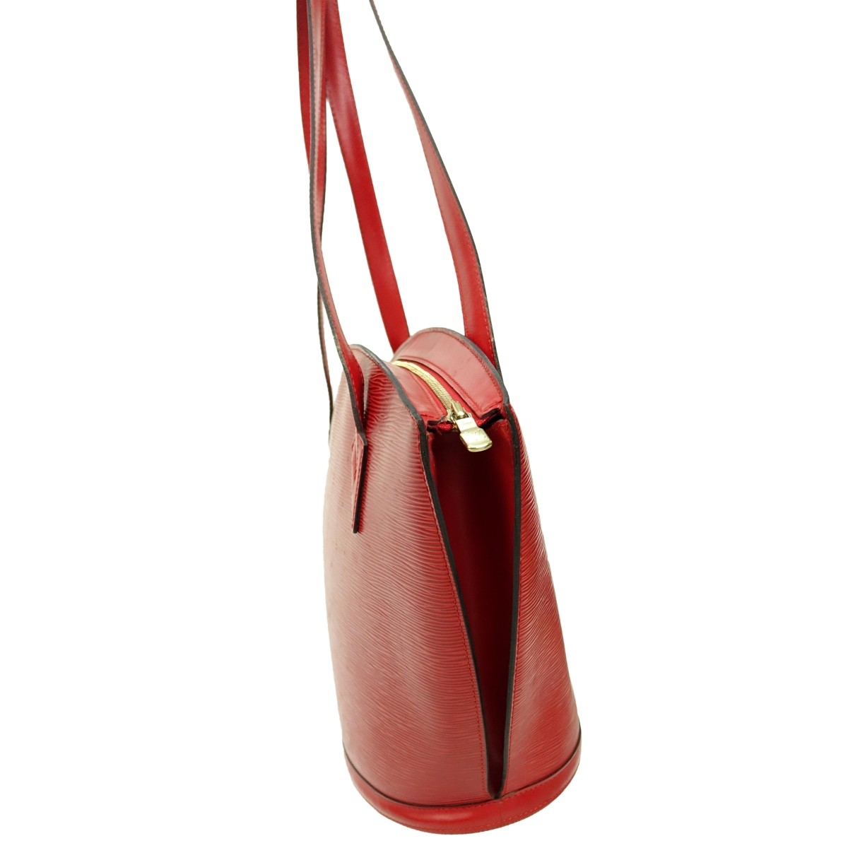 Louis Vuitton Red Epi St-Jacques Shopping GM Tote