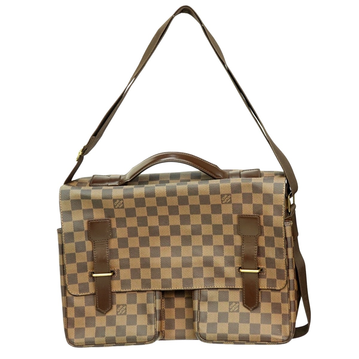 Louis Vuitton Brown Daumier Ebene Broadway Satchel