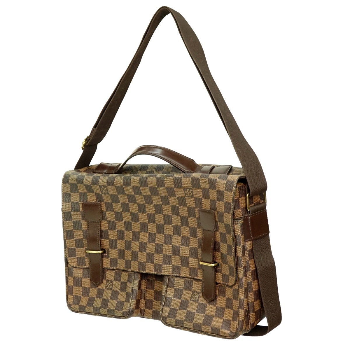 Louis Vuitton Brown Daumier Ebene Broadway Satchel