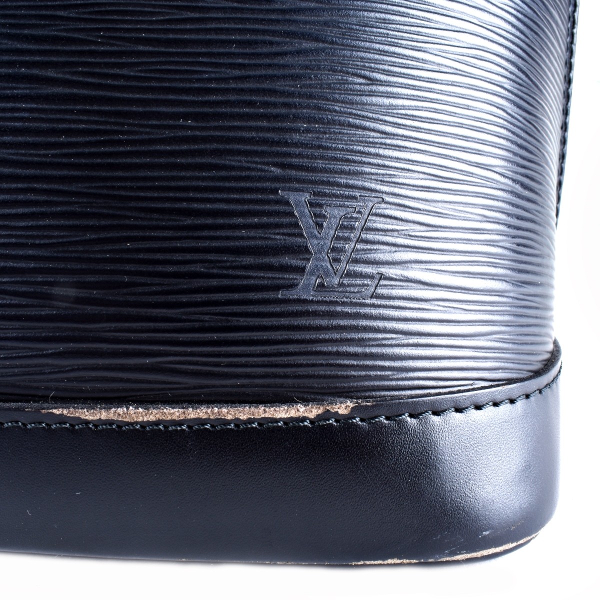 Louis Vuitton Black Epi Leather Alma PM Bag