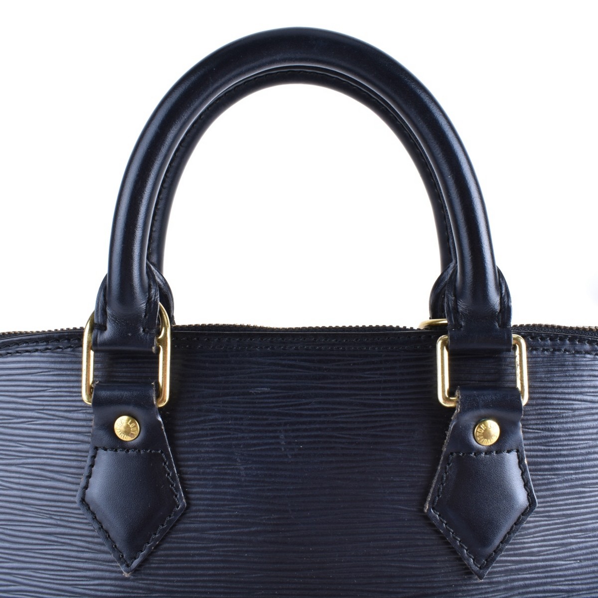 Louis Vuitton Black Epi Leather Alma PM Bag