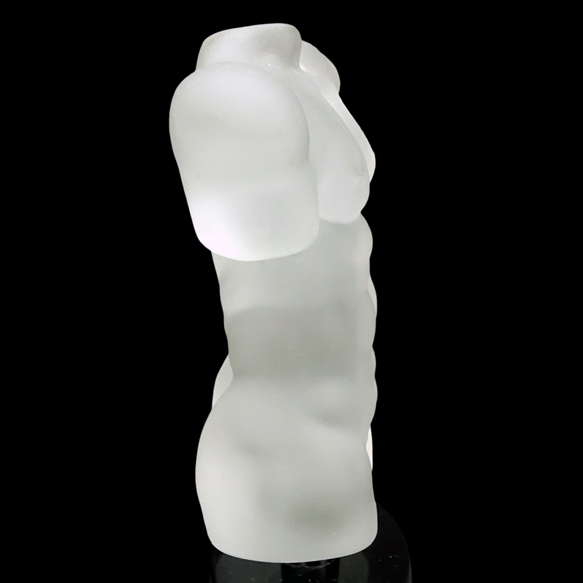 Dino Rosin (born 1948) Murano Art Glass Male Torso