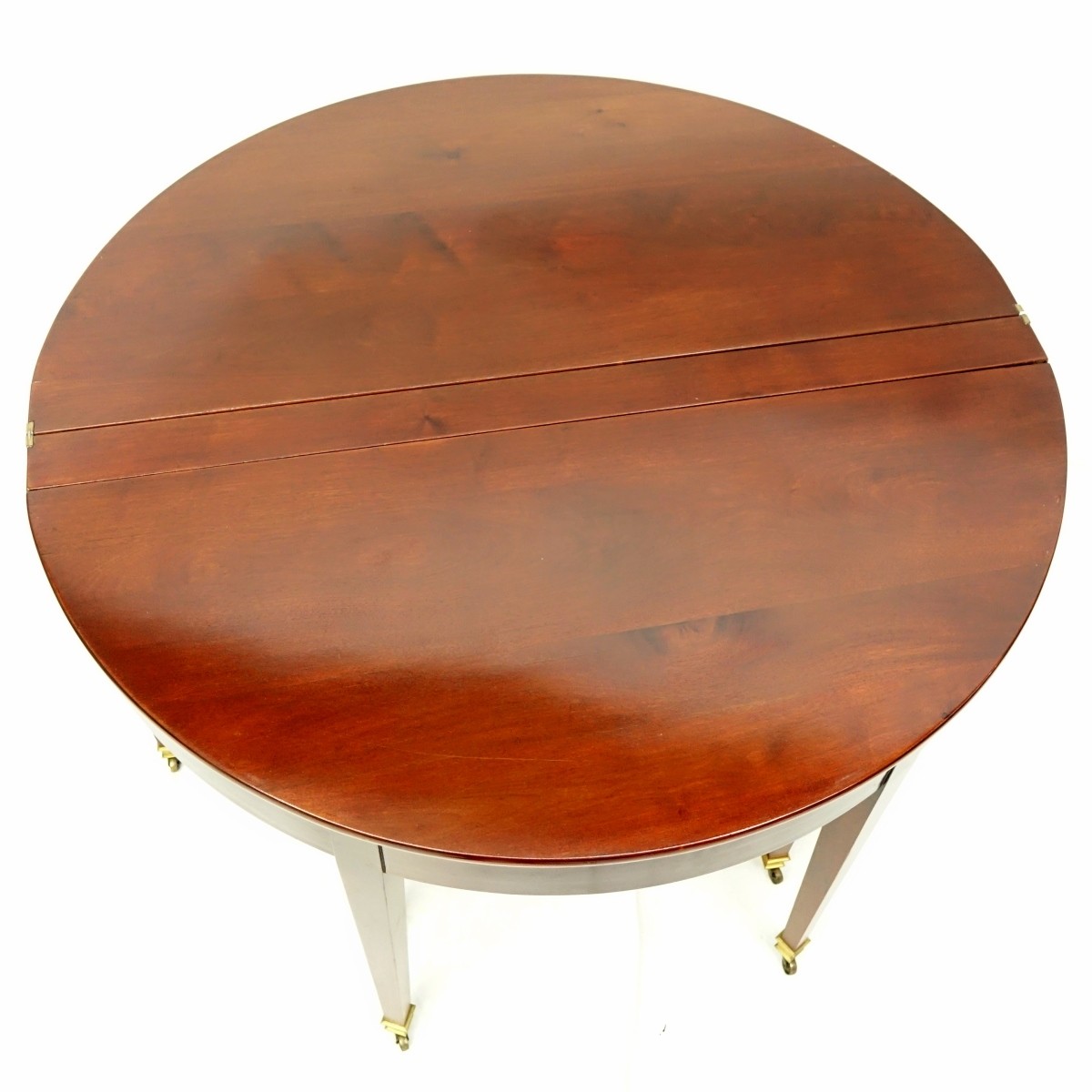 Maison Jansen Mahogany Demi Lune/ Dining Table