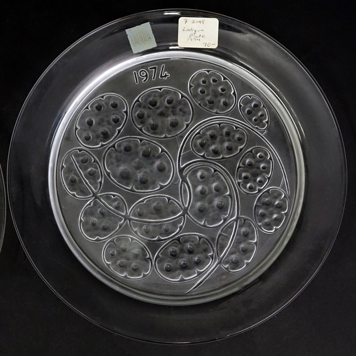 Three (3) Lalique Crystal Annual Plates