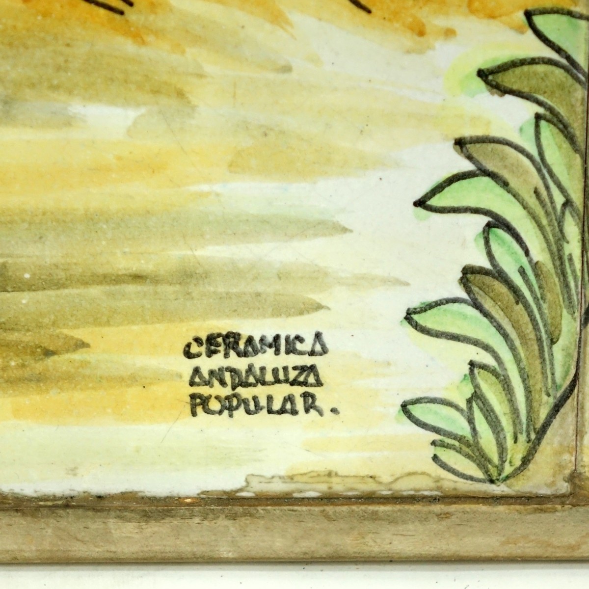 Ceramica Andaluza Popular Faience Pottery Tiles