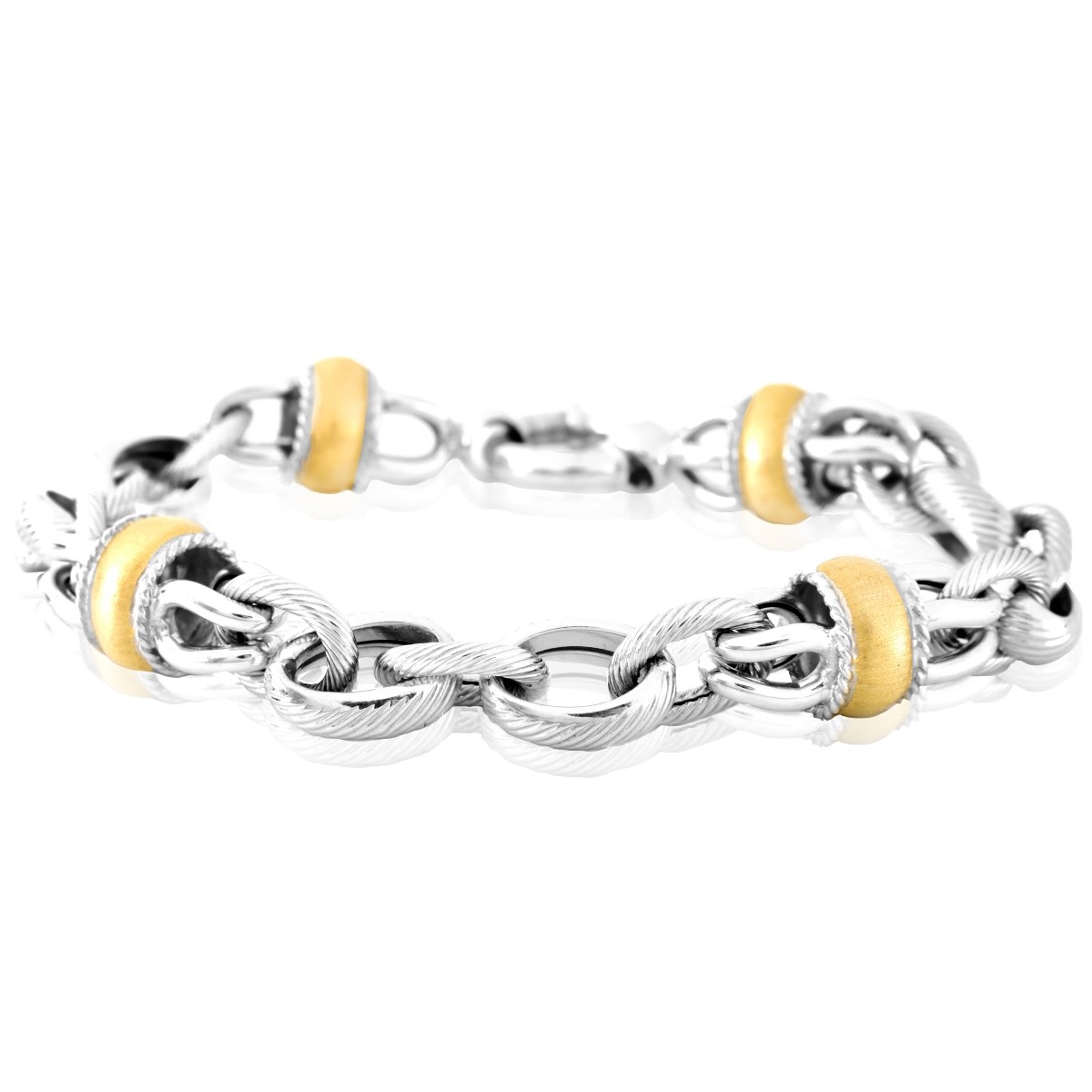 Italian 18K Gold Link Bracelet