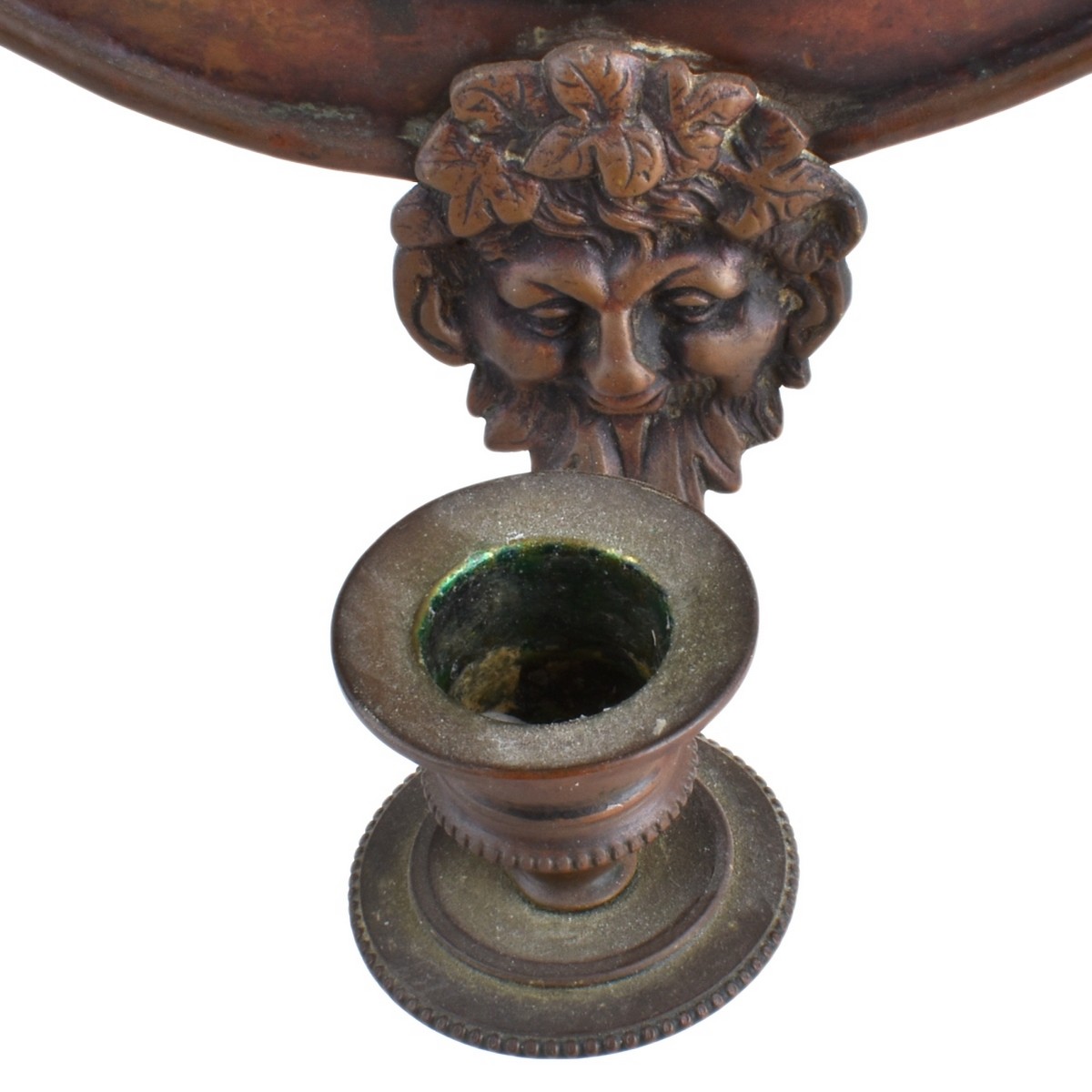 Pair of Vintage Figural Copper Sconces