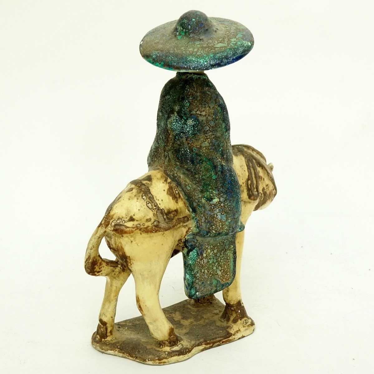 Chinese Tang Style Polychrome Pottery Figure