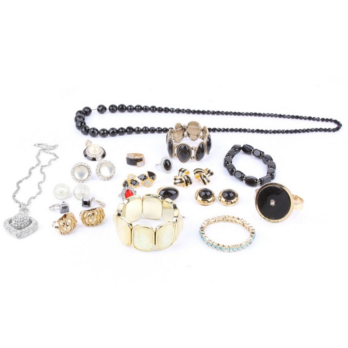 Twenty-three (23) Pieces Costume Fashion Jewelry