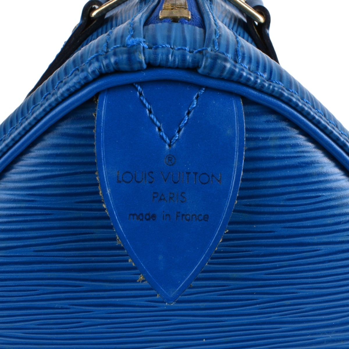 Louis Vuitton Blue Epi Leather Speedy 25 Bag