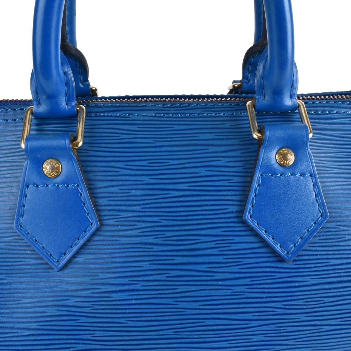 Louis Vuitton Blue Epi Leather Speedy 25 Bag