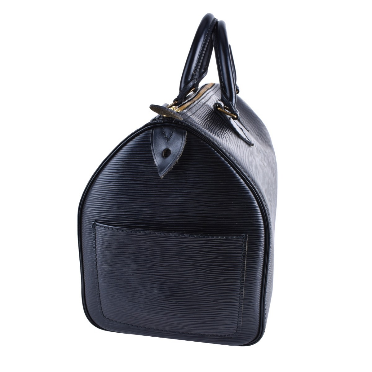 Louis Vuitton Black Epi Leather Speedy 30 Bag