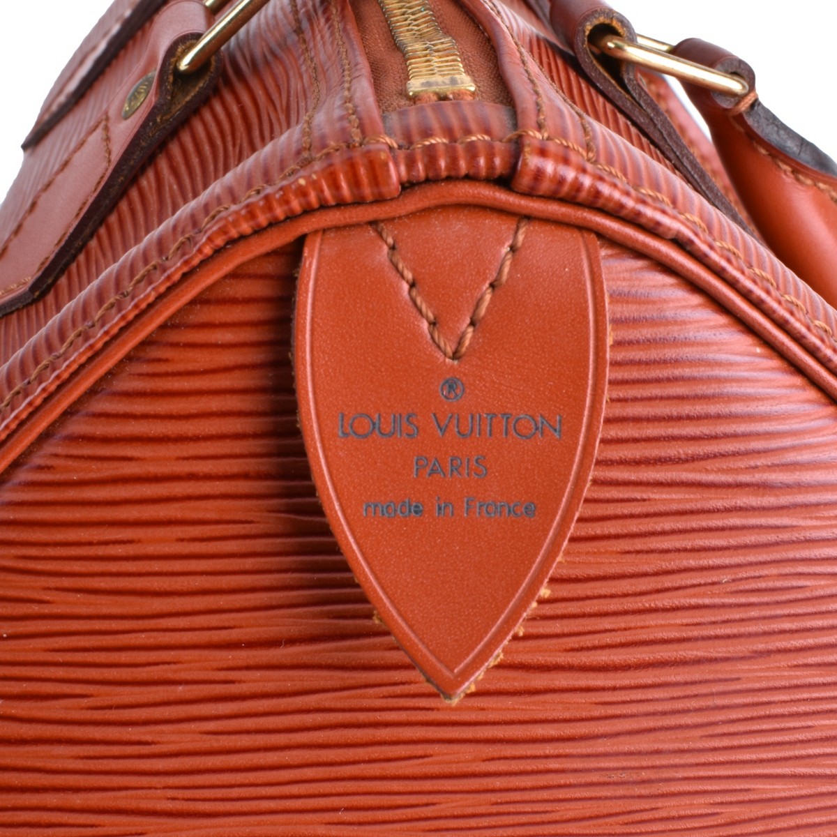 Louis Vuitton Tan Epi Leather Speedy 25 Bag