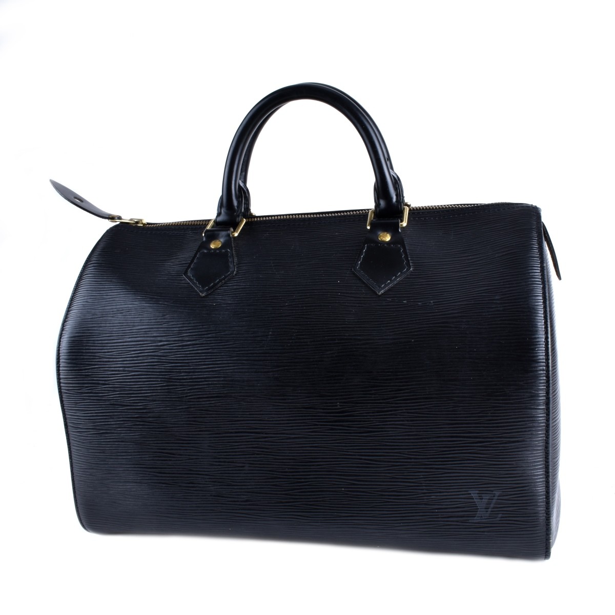 Louis Vuitton Black Epi Leather Speedy 30 Bag