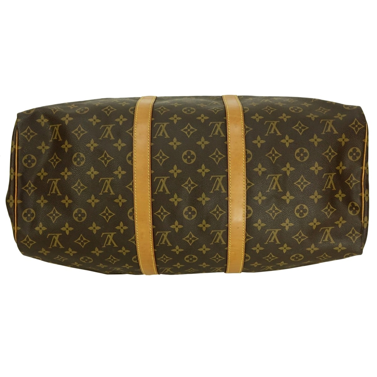 Louis Vuitton Brown Monogram Keepall 50 Travel Bag