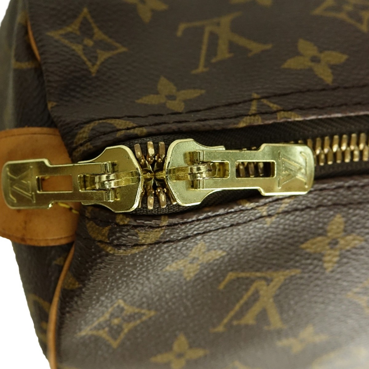 Louis Vuitton Brown Monogram Keepall 50 Travel Bag