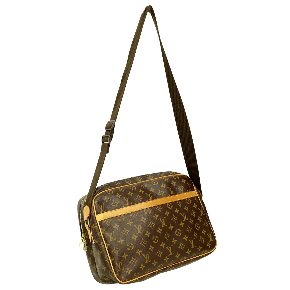 Louis Vuitton Brown Monogram Reporter GM