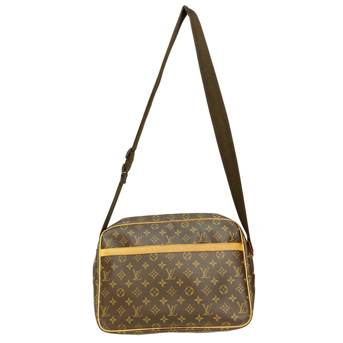 Louis Vuitton Brown Monogram Reporter GM