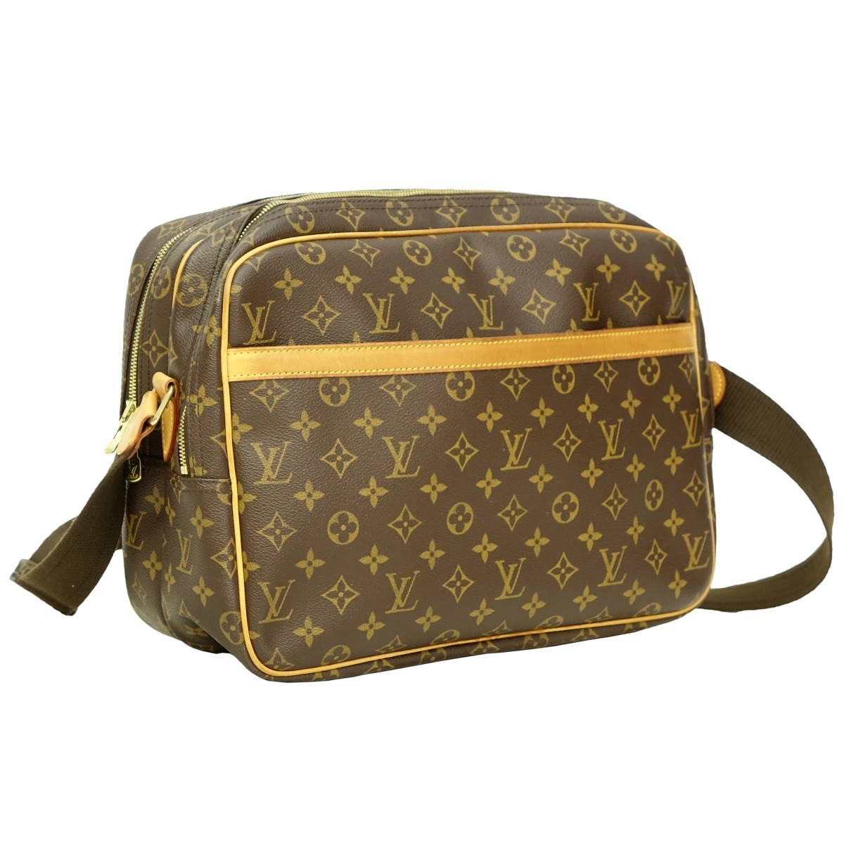 Louis Vuitton Brown Monogram Reporter GM