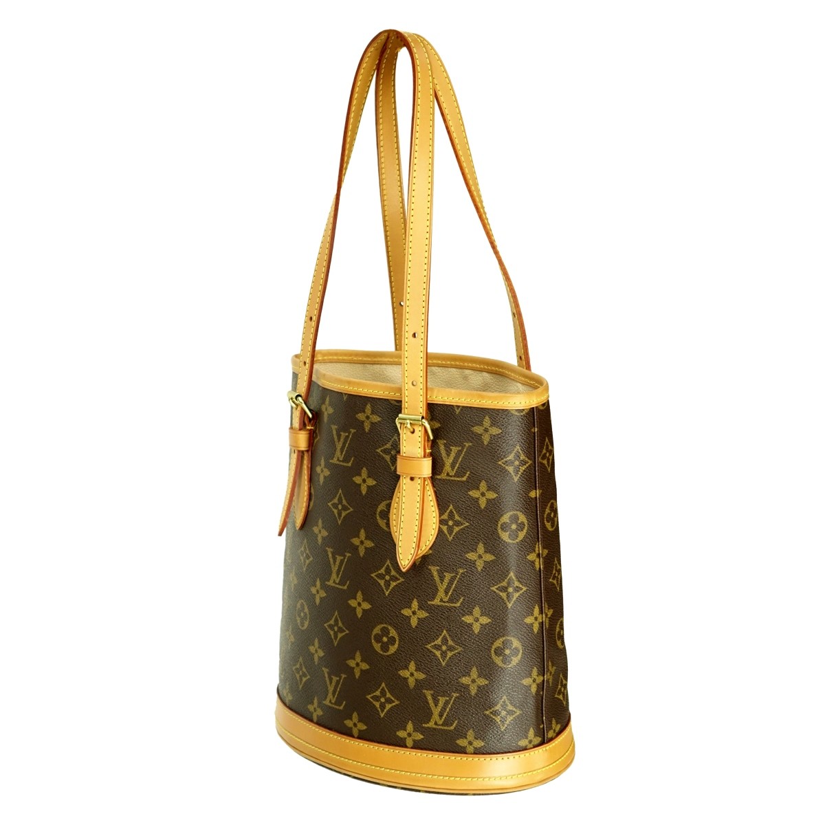 Louis Vuitton Brown Monogram Bucket PM Bag