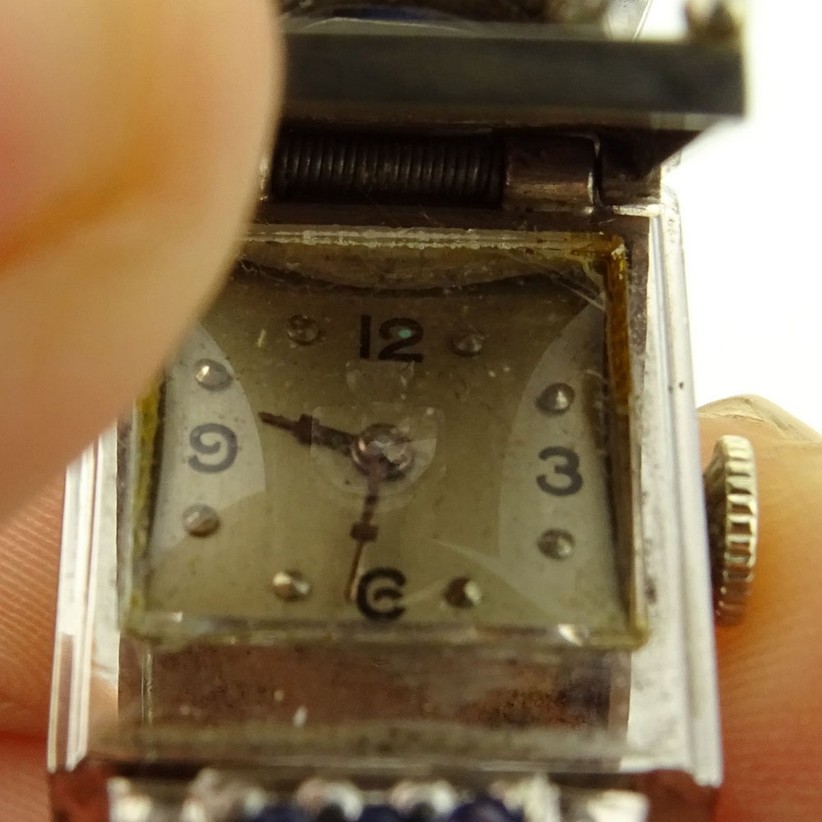 Lady's1940's Diamond and 14K Gold Watch